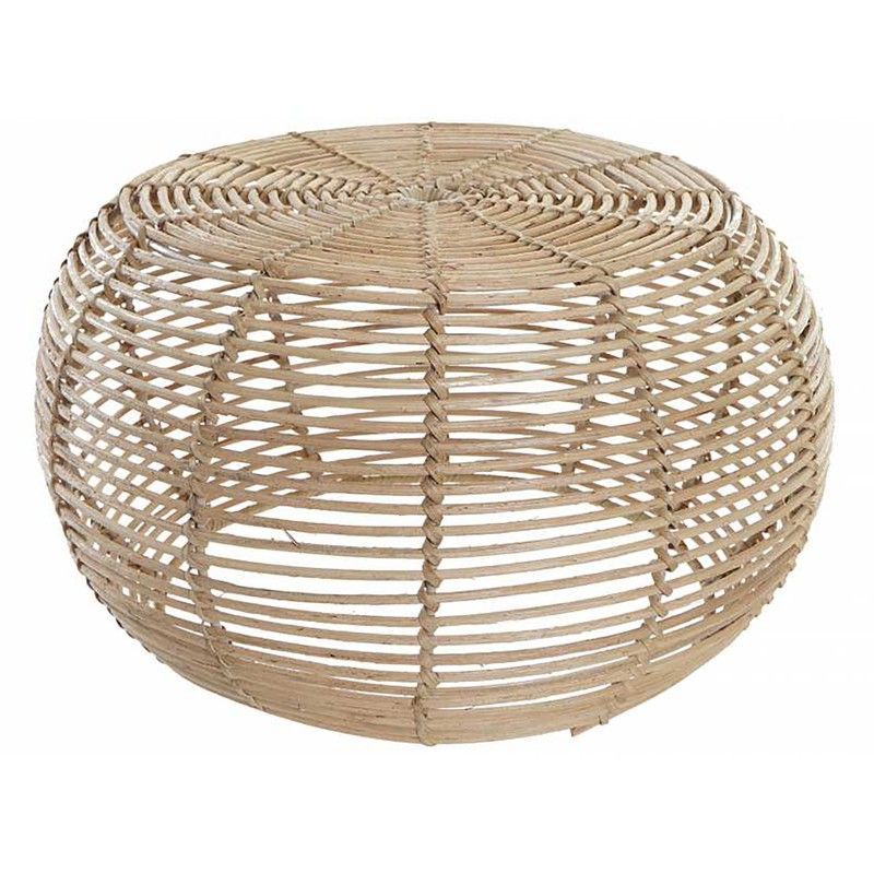 GartenBeistelltisch aus Rattan, Ø37x20 cm — Qechic