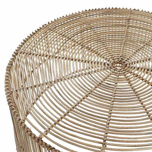 Rotan bijzettafel, Ø56x26cm