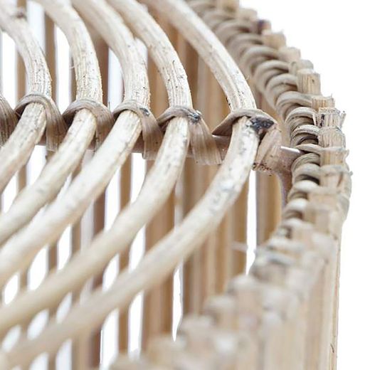 Rotan bijzettafel, Ø56x26cm