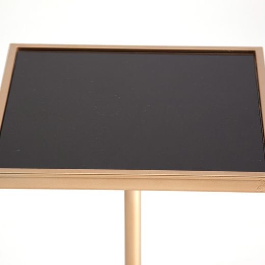 Frick ijzeren bijzettafel, 30x30x57 cm