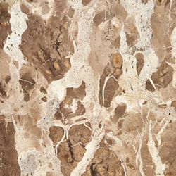 Table d'appoint Grov en marbre beige, 30 x 30 x 59 cm