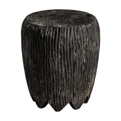 Tavolino Kepoi in legno naturale di suar, 45 x 45 x 48 cm