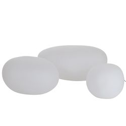 Table d'Appoint Led Lampe d'Extérieur Pierre Multicolore L, 80x61x46cm