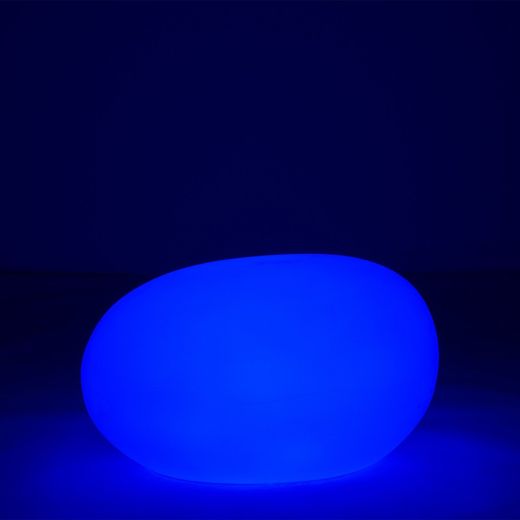 Table d'Appoint Led Lampe d'Extérieur Pierre Multicolore L, 80x61x46cm