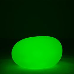 Table d'Appoint Led Lampe d'Extérieur Pierre Multicolore L, 80x61x46cm