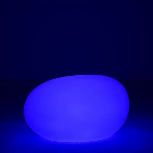 Table d'Appoint Led Lampe d'Extérieur Pierre Multicolore L, 80x61x46cm