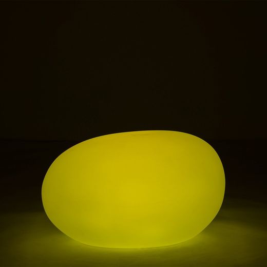 Table d'Appoint Led Lampe d'Extérieur Pierre Multicolore L, 80x61x46cm