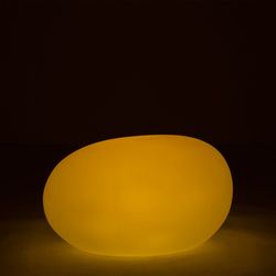 Table d'Appoint Led Lampe d'Extérieur Pierre Multicolore L, 80x61x46cm