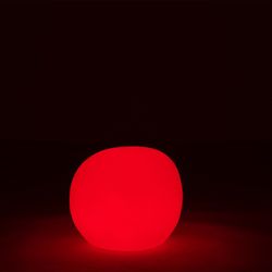 Side Table Led Outdoor Lamp Stone Multicolor S, 48x45x40cm