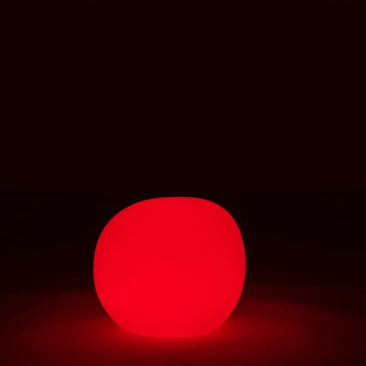 Side Table Led Outdoor Lamp Stone Multicolor S, 48x45x40cm