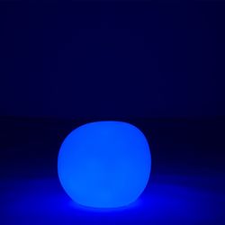 Side Table Led Outdoor Lamp Stone Multicolor S, 48x45x40cm