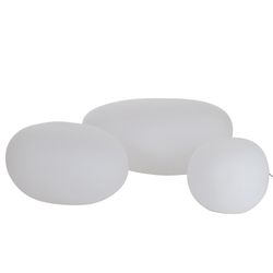 Side Table Led Outdoor Lamp Stone Multicolor S, 48x45x40cm