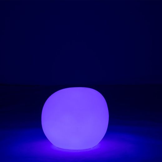 Side Table Led Outdoor Lamp Stone Multicolor S, 48x45x40cm