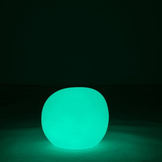 Side Table Led Outdoor Lamp Stone Multicolor S, 48x45x40cm