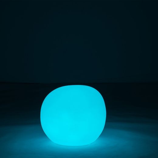 Side Table Led Outdoor Lamp Stone Multicolor S, 48x45x40cm