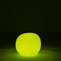 Side Table Led Outdoor Lamp Stone Multicolor S, 48x45x40cm