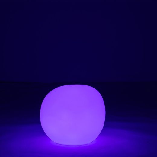 Side Table Led Outdoor Lamp Stone Multicolor S, 48x45x40cm