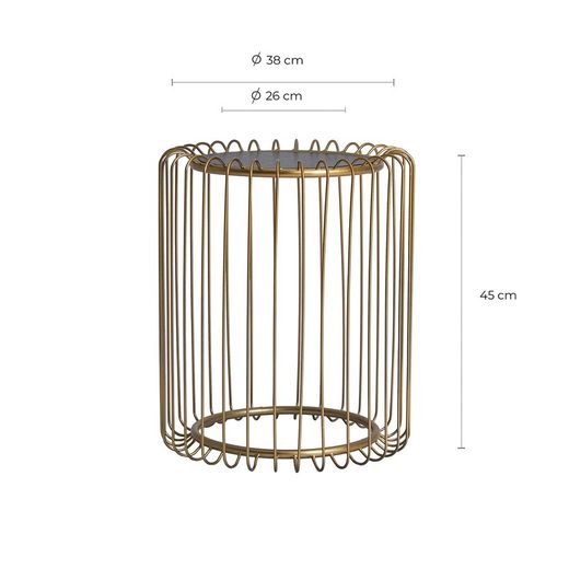 Stolik kawowy Lucerna 38x38x45 cm