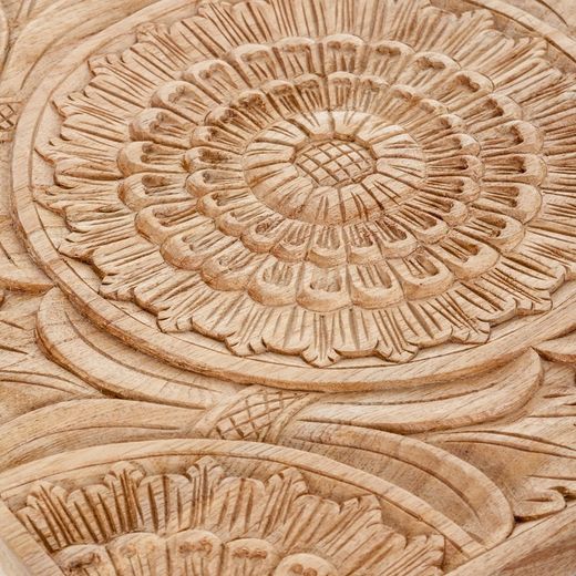 Mesa auxiliar de cuadrada de madera 50x50x60 cm | Lulea