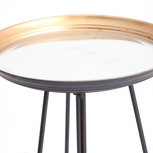 Orbey ijzeren bijzettafel 41x41x60 cm