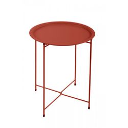 Σετ Βεράντας Στρογγυλό Τραπέζι Steel Terracotta