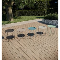 Σετ Βεράντας Στρογγυλό Τραπέζι Steel Terracotta