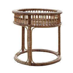Natural Rattan Side Table 57x57 cm Round