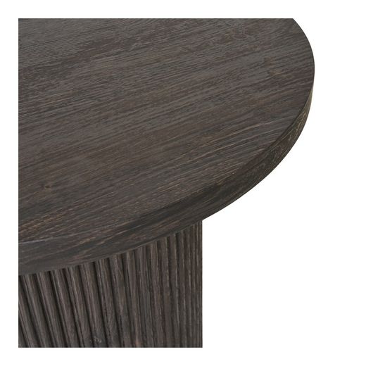 Table d'appoint ronde en bois marron foncé, 48 x 48 x 45 cm | Boavista