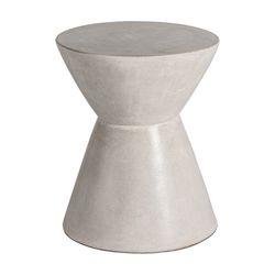 Table d'appoint Telfs en ciment gris, 48 ​​x 48 x 57 cm