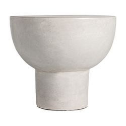 Table d'appoint Telfs en ciment gris, 56 x 56 x 50 cm