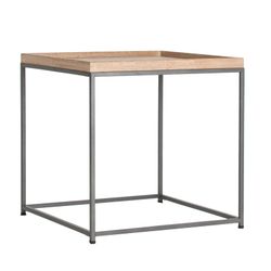 Mesa Auxiliar Madera de Abeto Vonitsa  60x60x60 cm