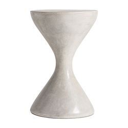 Tavolo da bar in cemento Telfs naturale, 57 x 57 x 93 cm