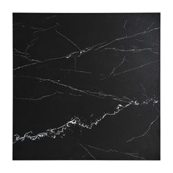 Ullaland Table de Bar en Acier Doré/Noir, 70 x 70 x 75 cm