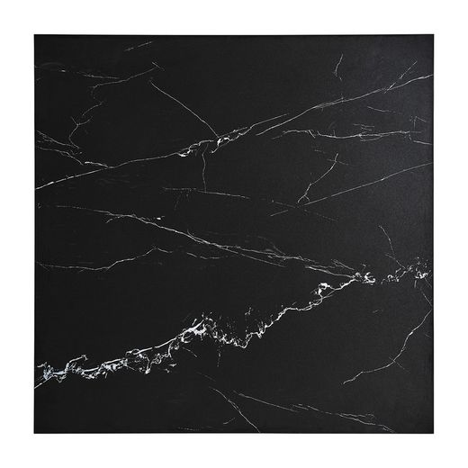 Ullaland Table de Bar en Acier Doré/Noir, 70 x 70 x 75 cm