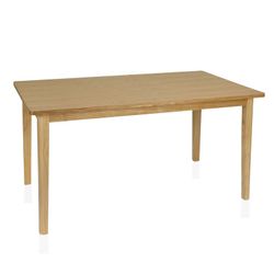 Mesa de jantar de cinza, 150x90x75cm
