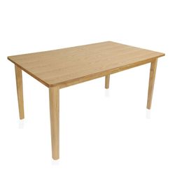 Mesa de jantar de cinza, 150x90x75cm