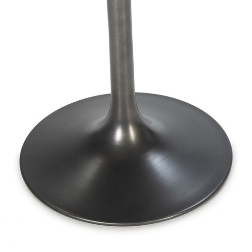 Matbord i naturträ och metall, 100x100x75 cm