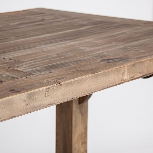 Table à manger en pin recyclé Getbo, 200x100x76cm