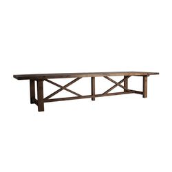 Utah Recycled Pine Dining Table, 400x120x76cm