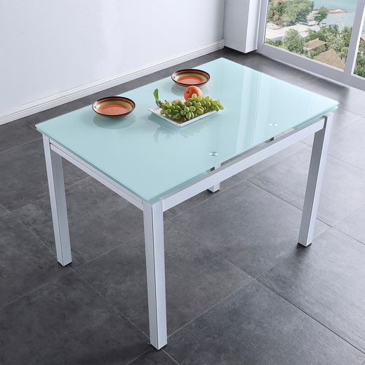 Dining set, 1 extendable table and 4 chairs | Milan - Laia
