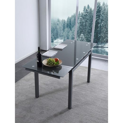 Set da pranzo, 1 tavolo allungabile e 4 sedie | Milano - Betty