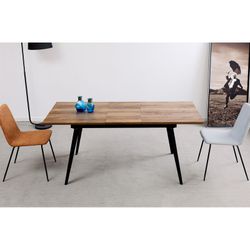 Set da pranzo, 1 tavolo allungabile e 4 sedie | Ramo-tulipano