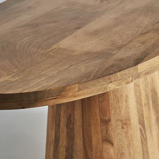 Mersch Esstisch aus natürlichem Mangoholz, 200 x 100 x 76 cm