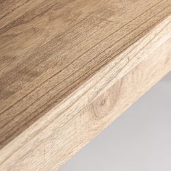 Table à manger en bois de mindi naturel, 180 x 90 x 76 cm | Nyry