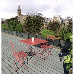 Terracotta Terrace Set, 1 table and 2 chairs