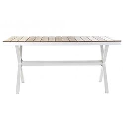Tavolo in alluminio e resina, 160x90x75cm