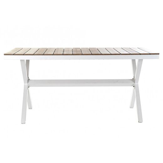 Tavolo in alluminio e resina, 160x90x75cm