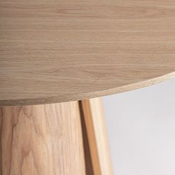 Mesa de bar de madera en marrón, 90 x 90 x 75 cm | Wieler