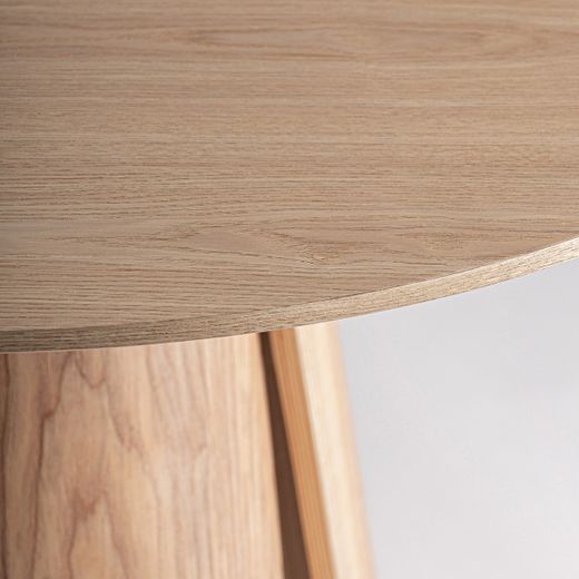 Mesa de bar de madera en marrón, 90 x 90 x 75 cm | Wieler