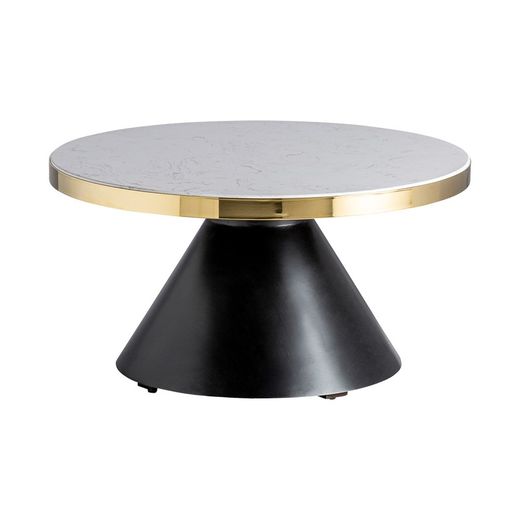 Pinsdorf stalen salontafel, Ø80x43cm